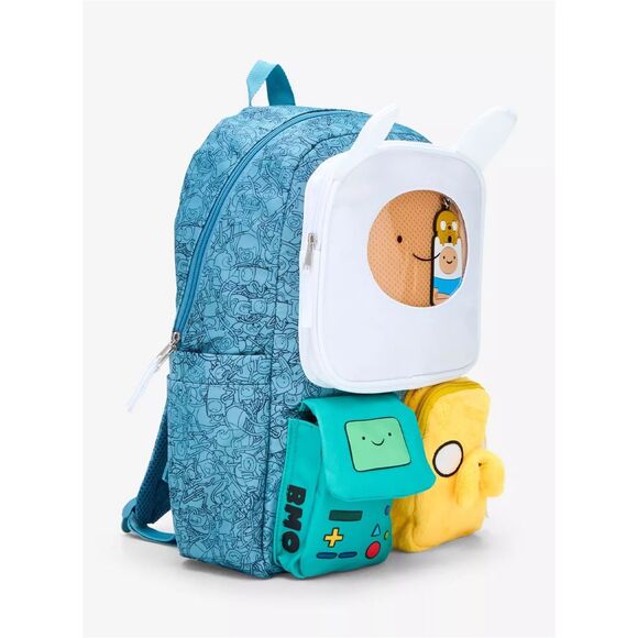 Adventure Time Finn & Jake Figural Multi-Pocket Backpack main image 3